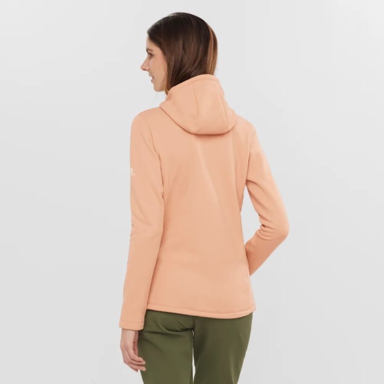 Chaquetas Salomon Essential Xwarm Mujer Albaricoque | MX WCQL197